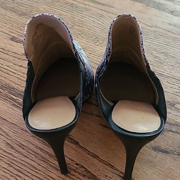 Calvin Klein sz 8 faux snakeskin heels - Picture 7 of 10